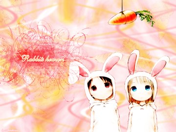 ! Ichigo Mashimaro - Rabbits heaven