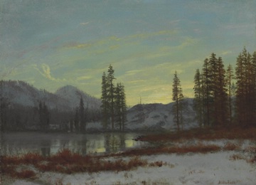 Albert Bierstadt - Snow in the Rockies