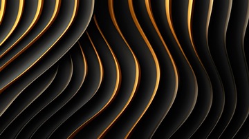 abstract orange waves