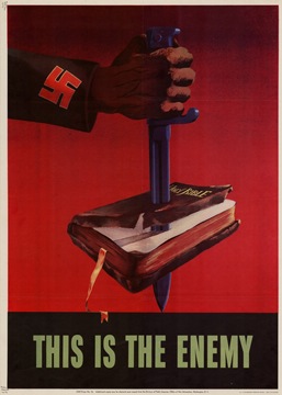 German anti-Bible poster