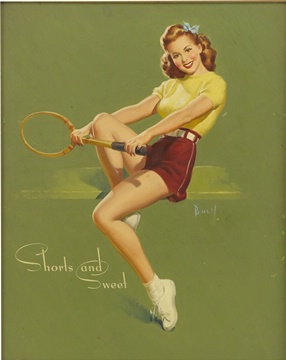 (e) ! Al Buell - tennis girl