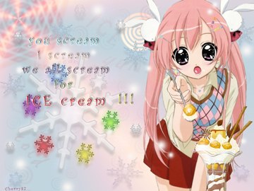 Ice cream !!!!! ;) (Misha)
