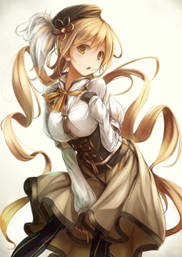 Mami Tomoe in the wind