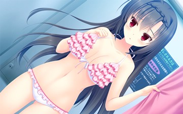 (e) Kuromine Mion, frilly underwear