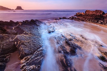 rocky coast of Zambujeira do Mar, Portugal