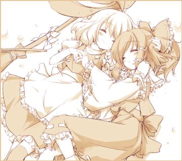 hakurei reimu, kirisame marisa