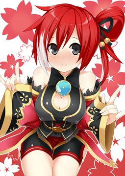 (e) red (choujigen game neptune)