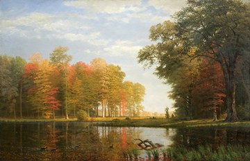 Albert Bierstadt - Autumn Woods (1886)