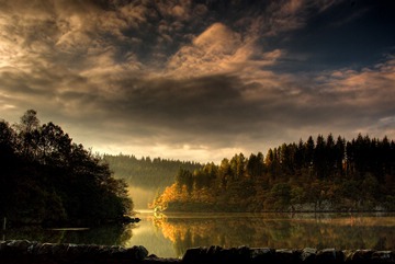 Loch Ard at sunrise, Scotland
